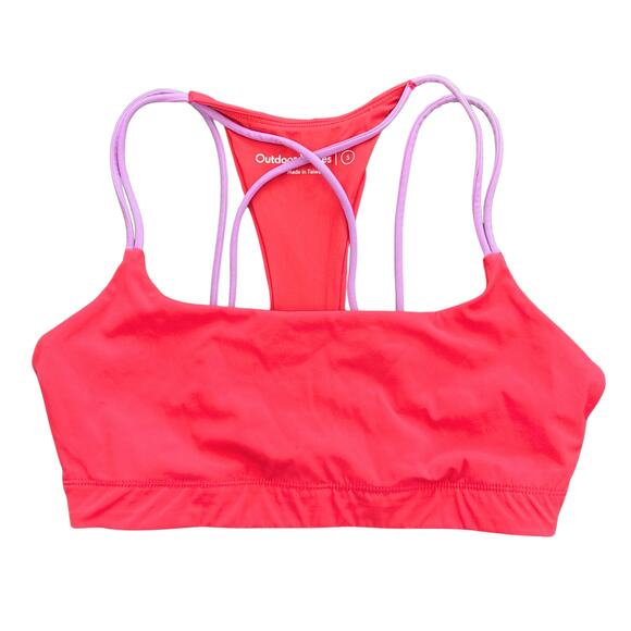 Outdoor Voices Other - Barely Worn Outdoor Voices Strappy Pink/Purple Sports Bra - Small